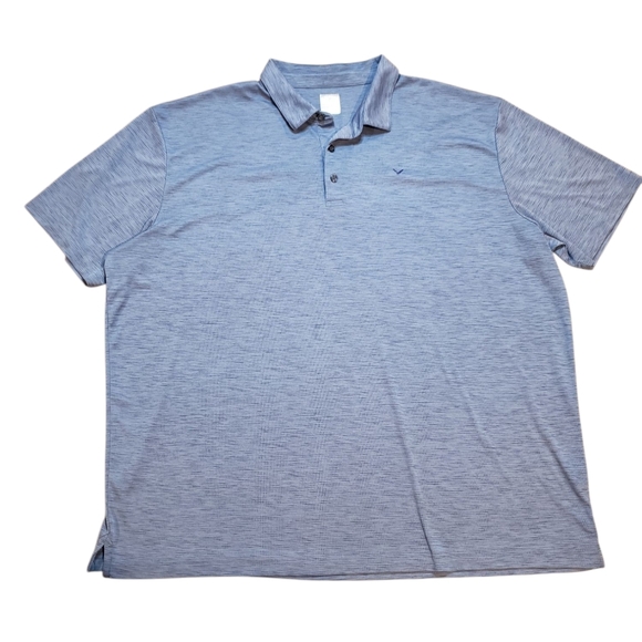 Callaway Heathered Navy Golf Polo 3X - Picture 1 of 4